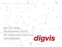 Tablet Screenshot of digvis.ch